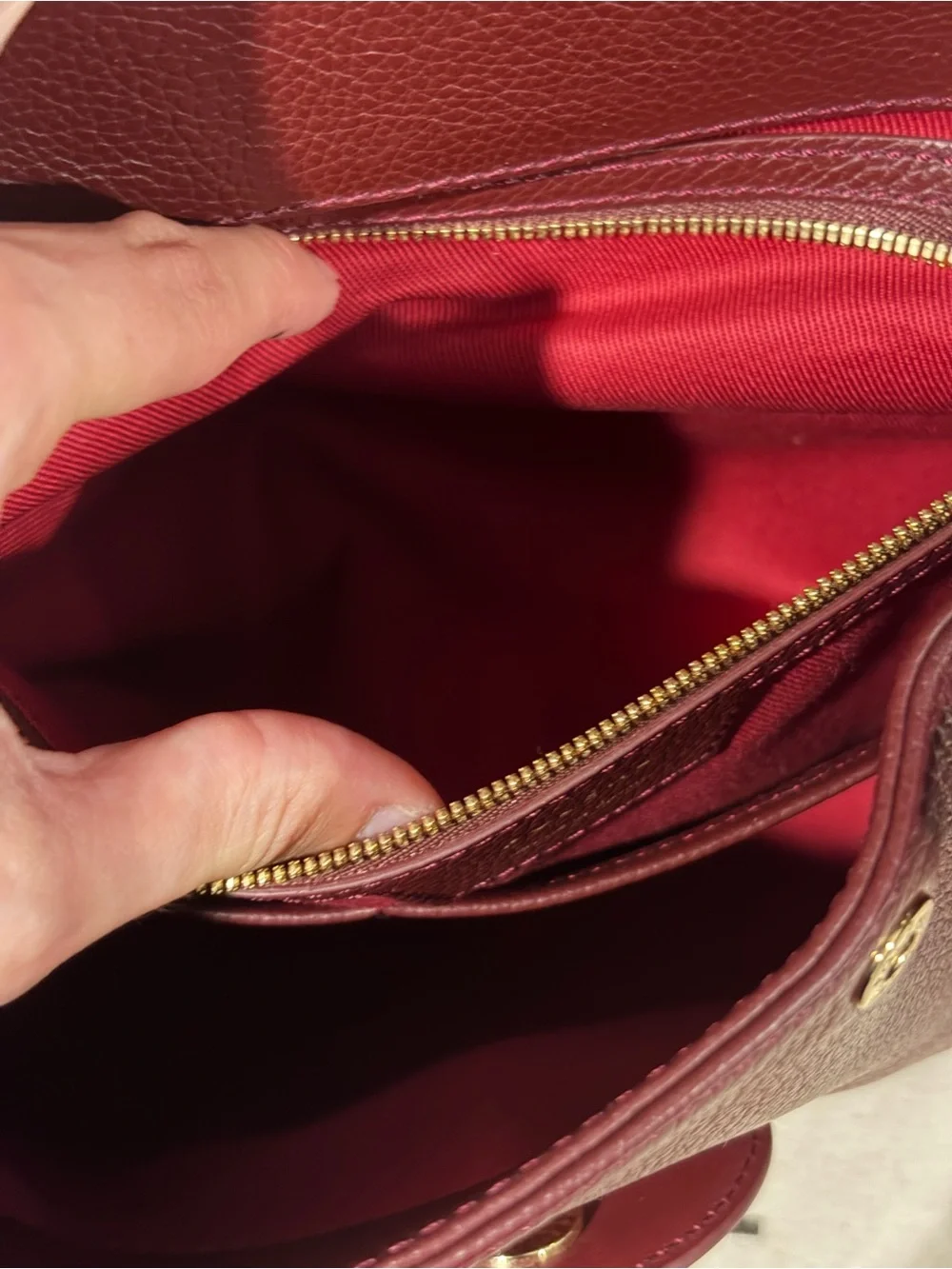 Polene Numero Un in burgundy
